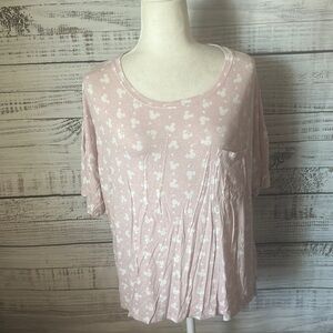 Pink Minnie and Mickey shirt size large